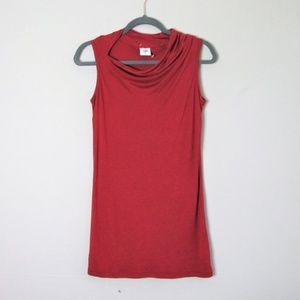 Cabi Deep Red Sleeveless Tunic Size Medium